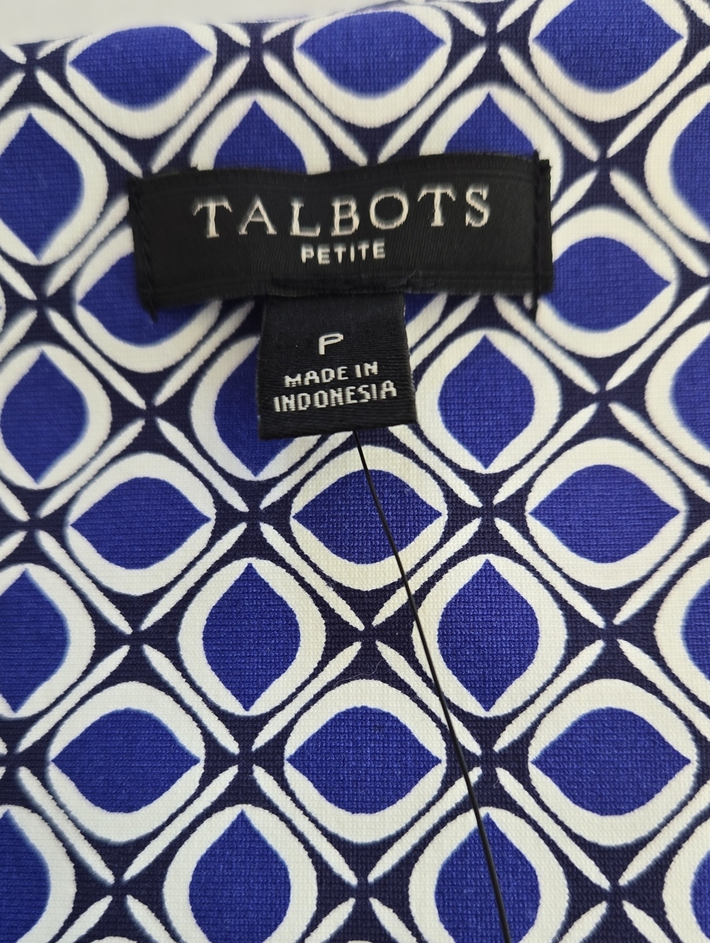 Talbots Jersey Side Tie Shift Dress, Petite NWT - Picture 4 of 9